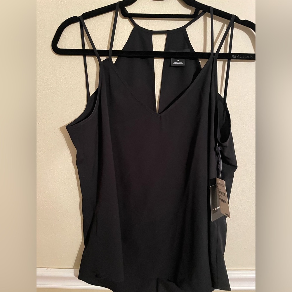 Trouve black top, NWT size medium